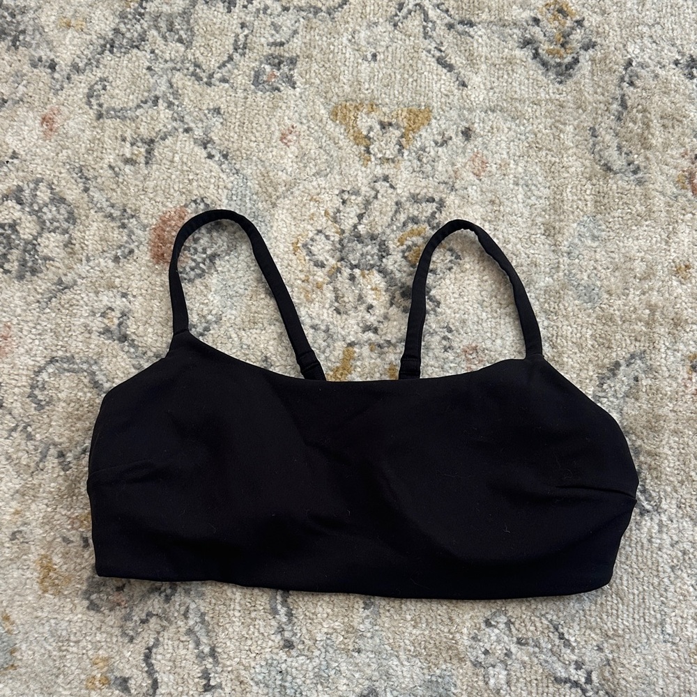 lululemon athletica wunder train bra black a/c size 8